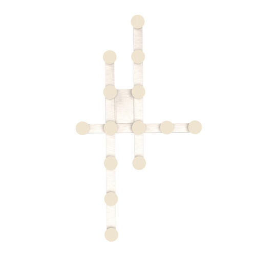 Rezz LED Wall Sconce in Brushed Nickel (347|FM63432BN)