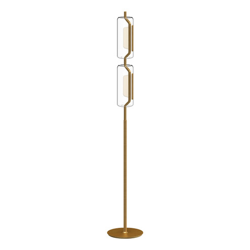 Hilo LED Floor Lamp in Brushed Gold (347|FL28563BG)
