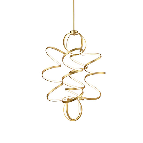 Synergy LED Chandelier in Antique Brass (347|CH93941AN)