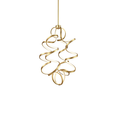 Synergy LED Chandelier in Antique Brass (347|CH93934AN)