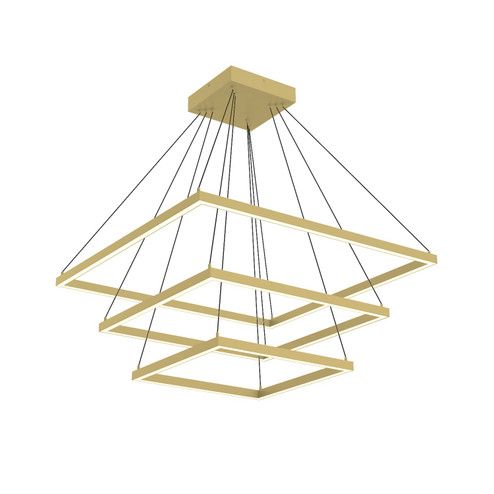 Piazza LED Chandelier in Brushed Gold (347|CH88332BG)
