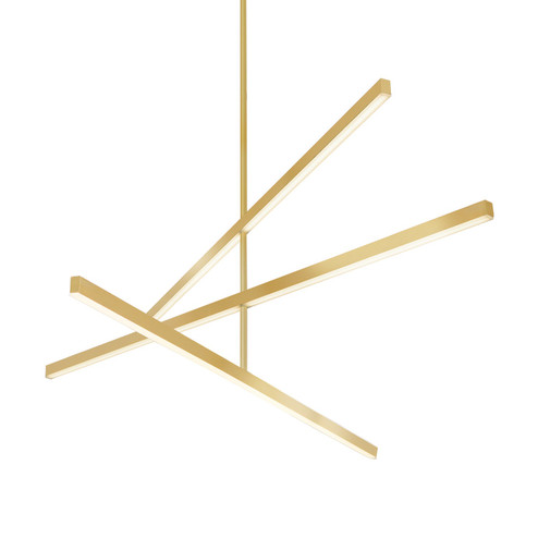 Vega LED Chandelier in Brushed Gold (347|CH10356BG)