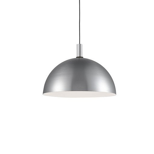 Archibald One Light Pendant in Brushed Nickel With Black Detail (347|492324BNBK)