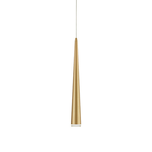 Mina LED Pendant in Brushed Gold (347|401215BGLED)