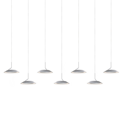 Royyo LED Pendant in Silver (240|RYPL7SWSIL)