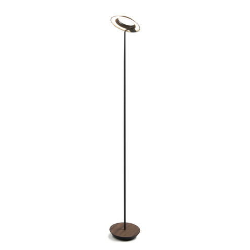 Royyo LED Floor Lamp in Matte Black, Oiled Walnut (240|RYOSWMTBOWTFLR)