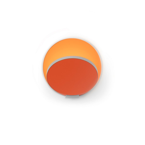 Gravy LED Wall Sconce in Silver, Matte Orange (240|GRWSSILMORHW)