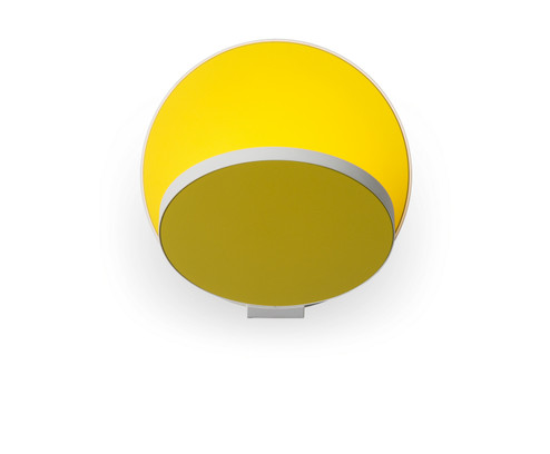 Gravy LED Wall Sconce in Matte white, matte yellow (240|GRWSMWTMYWPI)