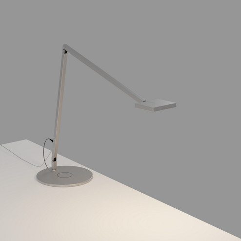 Focaccia LED Desk Lamp in Silver (240|FCD2SILQCB)