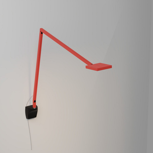 Focaccia LED Desk Lamp in Matte Fire Red (240|FCD2MFRWAL)