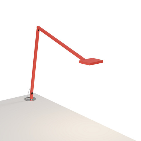 Focaccia LED Desk Lamp in Matte Fire Red (240|FCD2MFRGRM)