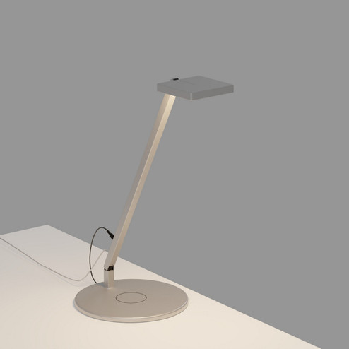 Focaccia LED Desk Lamp in Silver (240|FCD1SILQCB)