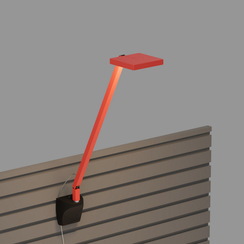 Focaccia LED Desk Lamp in Matte Fire Red (240|FCD1MFRSLT)