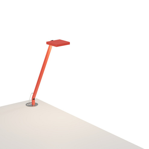 Focaccia LED Desk Lamp in Matte Fire Red (240|FCD1MFRGRM)