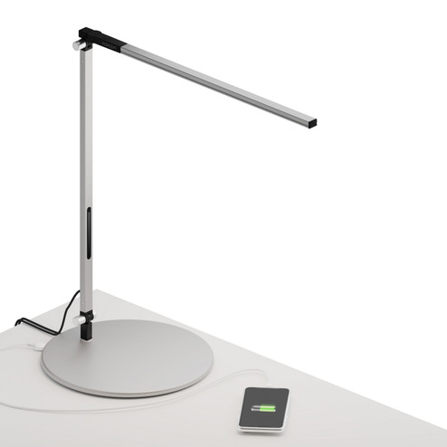Z-Bar LED Desk Lamp in Silver (240|AR1000CDSILUSB)