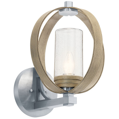 Grand Bank One Light Outdoor Wall Mount in Distressed Antique Gray (12|59067DAG)