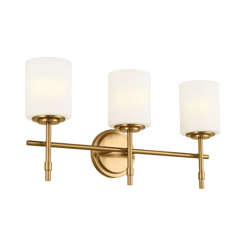 Ali Three Light Bath in Brushed Natural Brass (12|55142BNB)