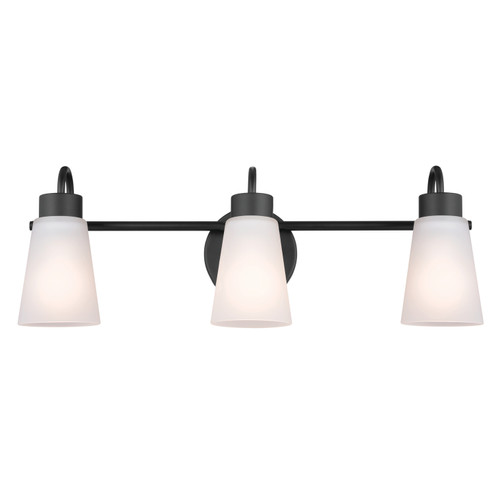 Erma Three Light Bath in Black (12|55126BK)