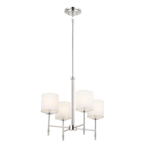 Ali Four Light Chandelier in Polished Nickel (12|52504PN)
