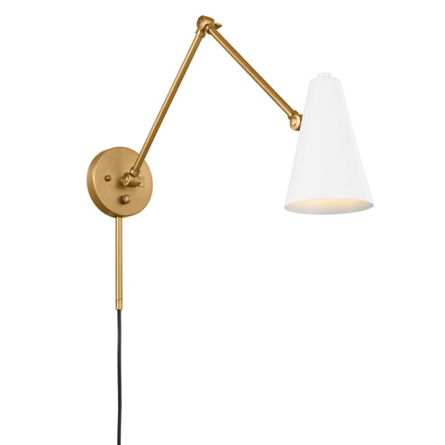 Sylvia One Light Wall Sconce in Natural Brass (12|52486NBRW)