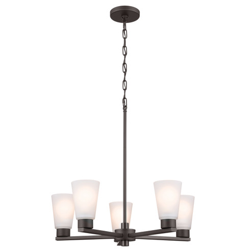 Stamos Five Light Chandelier in Olde Bronze (12|52436OZ)