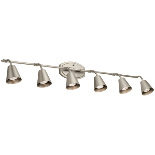 Sylvia Six Light Rail Light in Satin Nickel (12|52130SN)