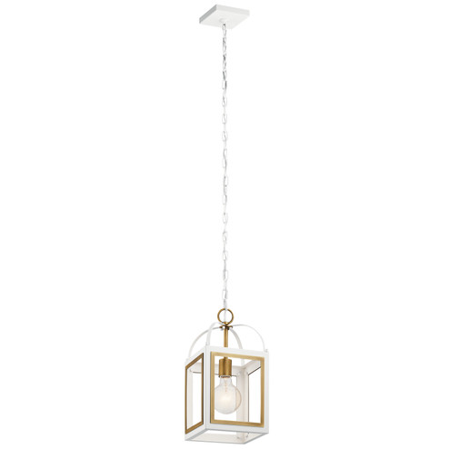 Vath One Light Pendant in White (12|52030WHNBR)