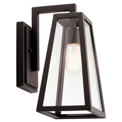 Delison One Light Outdoor Wall Mount in Rubbed Bronze (12|49331RZ)