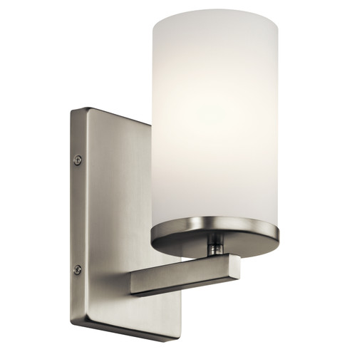 Crosby One Light Wall Sconce in Brushed Nickel (12|45495NI)