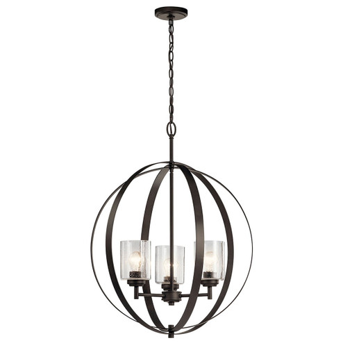 Winslow Three Light Chandelier in Olde Bronze (12|44034OZ)