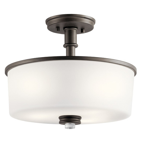 Joelson LED Semi Flush Mount in Olde Bronze (12|43926OZL18)