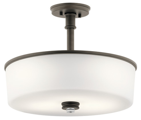 Joelson Three Light Pendant/Semi Flush in Olde Bronze (12|43925OZ)