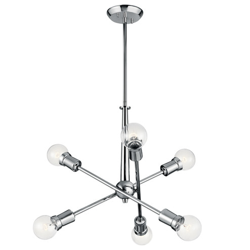 Armstrong Six Light Chandelier in Chrome (12|43095CH)