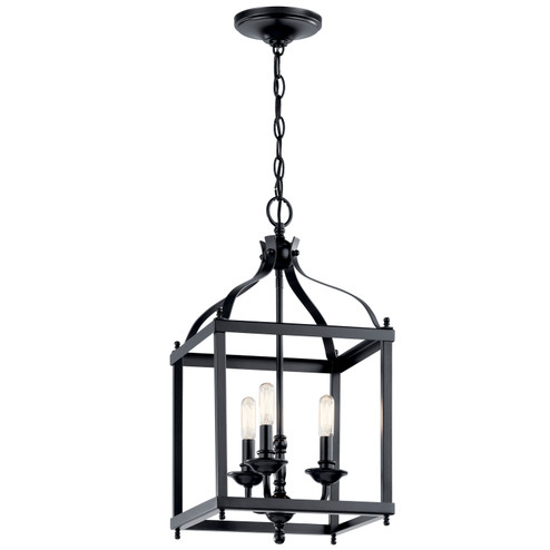 Larkin Three Light Pendant in Black (12|42566BK)