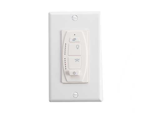 Accessory 6 Speed DC Wall Transmitter in Ivory (12|370036IVTR)