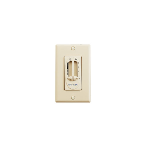Accessory Fan 4 Speed-Light Dimmer in Ivory (Not Painted) (12|337010IV)
