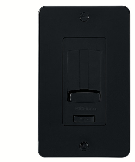 Under Cabinet Accessories LED Driver + Dimmer Trim in Black Material (Not Painted) (12|1DDTRIMBK)