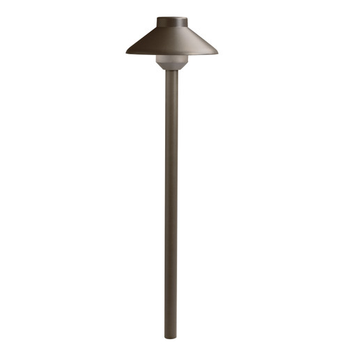 Landscape Led Stepped Dome LED Path in Textured Architectural Bronze (12|15821AZT)