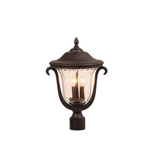 Santa Barbara Outdoor Three Light Outdoor Hanging Lantern in Textured Matte Black (33|9012MB)