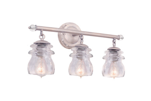 Brierfield Three Light Bath in Pearl Silver (33|6313PS)