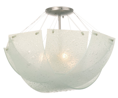 Cirrus Three Light Semi Flush Mount in Satin Nickel (33|5096SN)