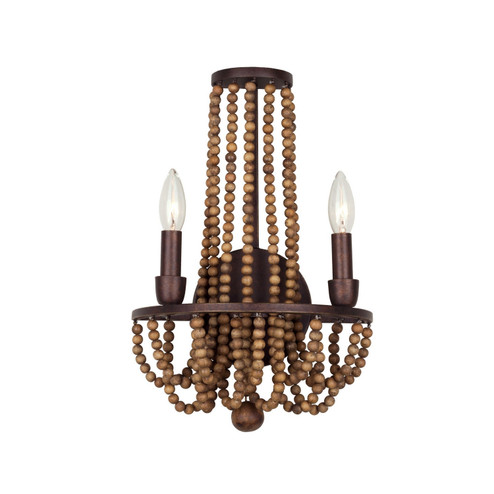 Beechwood Two Light Wall Bracket in Royal Mahogany (33|505220RM) Beechwood Two Light Wall Bracket in Royal Mahogany (33|505220RM)