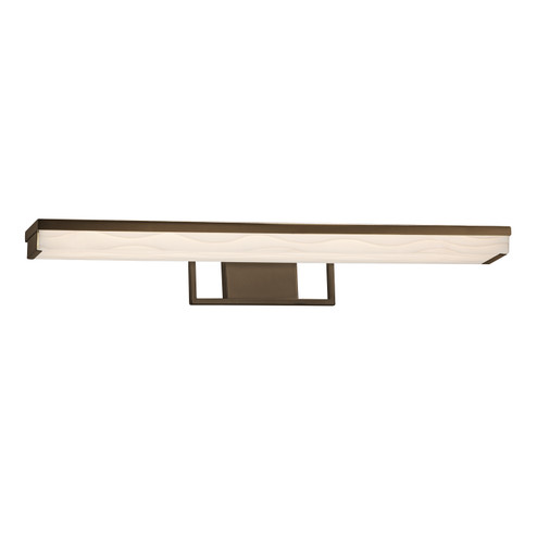 Porcelina LED Linear Bath Bar in Matte Black (102|PNA9075WAVEMBLK)