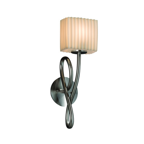 Porcelina One Light Wall Sconce in Matte Black (102|PNA891155PLETMBLK)