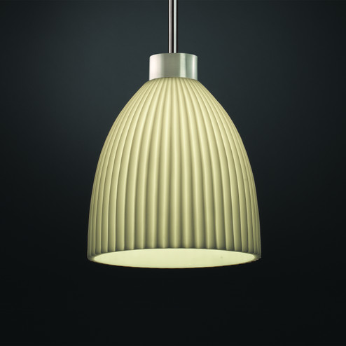 Porcelina One Light Pendant in Dark Bronze (102|PNA881418PLETDBRZRIGID)