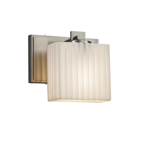 Porcelina One Light Wall Sconce in Matte Black (102|PNA844755PLETMBLK)