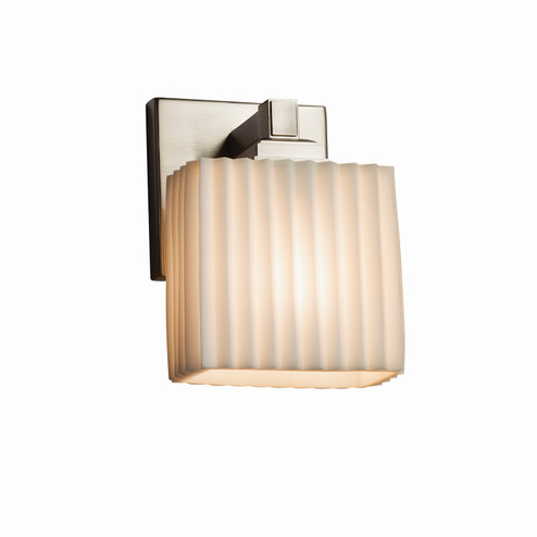 Porcelina One Light Wall Sconce in Dark Bronze (102|PNA843755PLETDBRZ)