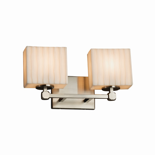 Porcelina Two Light Bath Bar in Polished Chrome (102|PNA842255WFALCROM)