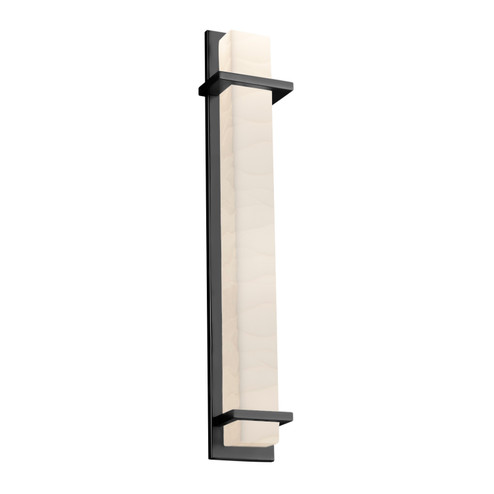 Porcelina LED Outdoor Wall Sconce in Matte Black (102|PNA7616WWAVEMBLK)