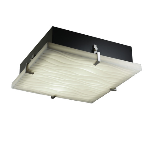 Porcelina LED Flush-Mount in Polished Chrome (102|PNA5557WAVECROM)